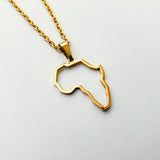 Africa Outline Pendant - Iṣura