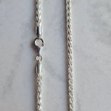 925 Sterling Silver 2.7mm Spiga Chain