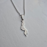 Malawi Map Pendant - Iṣura