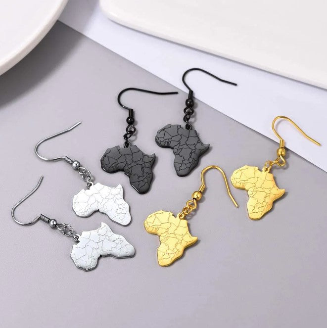 Africa Drop Earrings - Iṣura