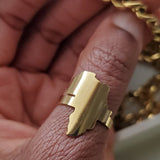 Africa Map Ring - Iṣura
