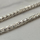 925 Sterling Silver 2.7mm Spiga Chain