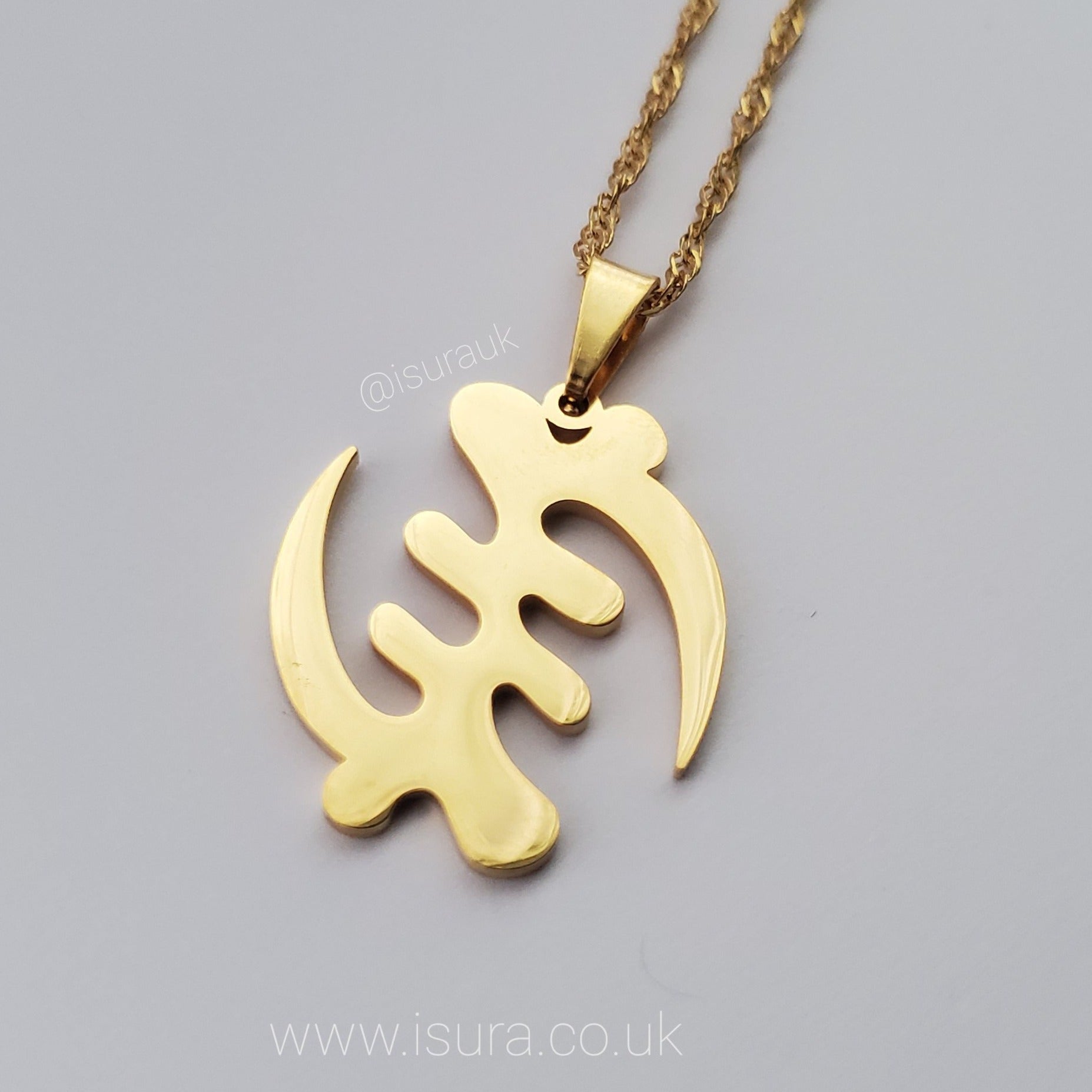 Gye nyame on sale gold necklace