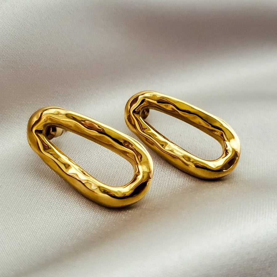Oval Earrings - Iṣura