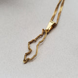 Malawi Outline Map Pendant - Iṣura