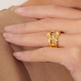 Kodie Chain Ring - Iṣura