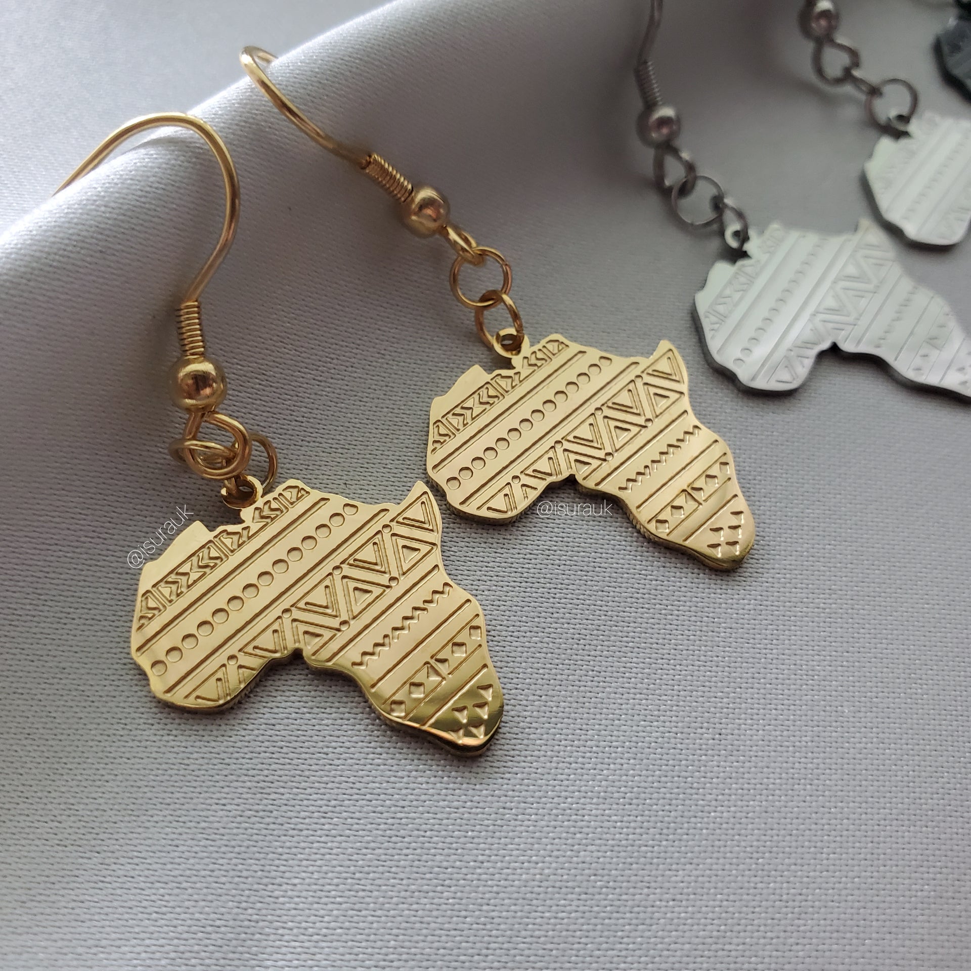 Tribal Africa Drop Earrings - Iṣura