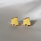 Congo Stud Earrings - Iṣura