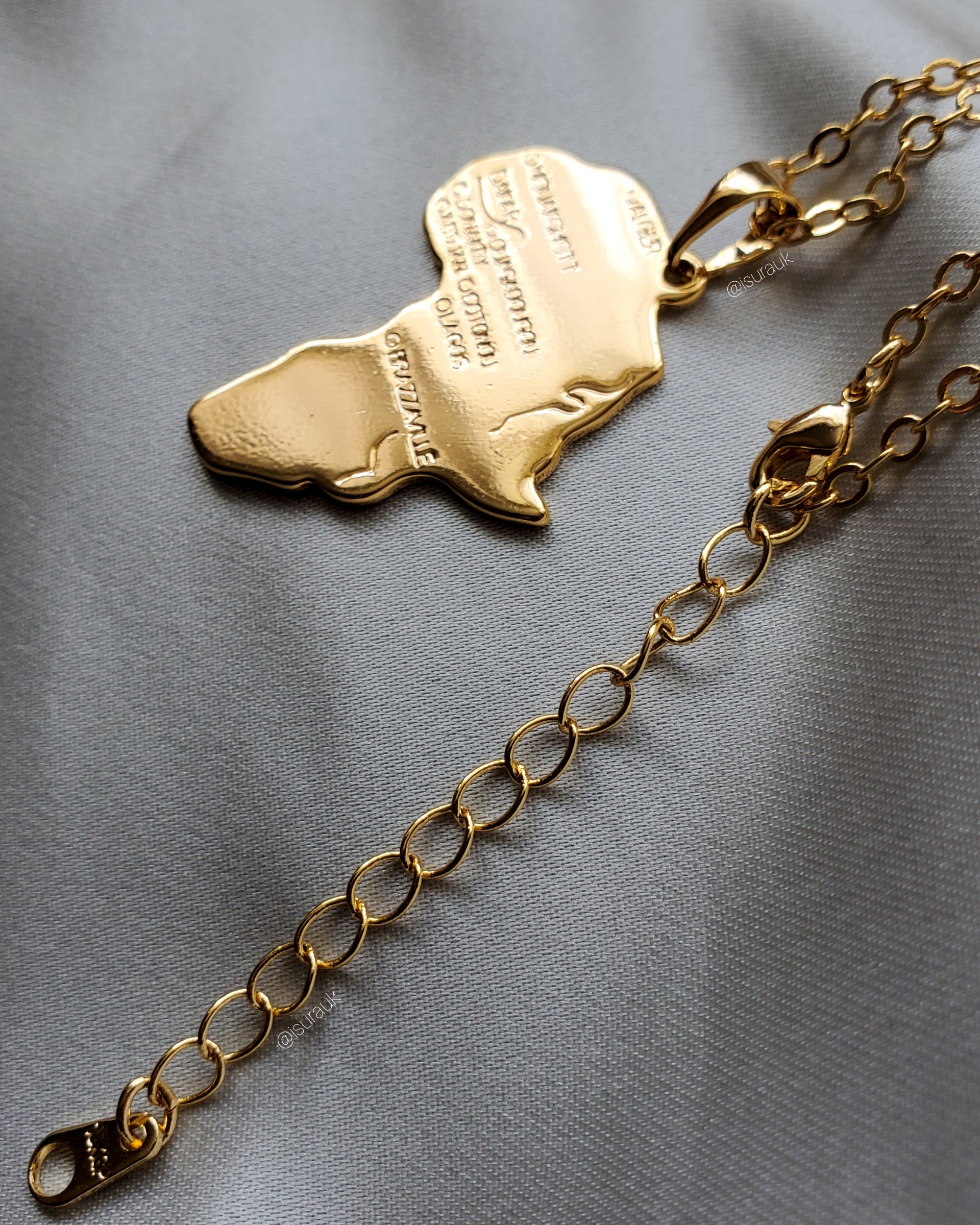 Africa Motherland Pendant (Large) - Iṣura