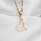Cameroon Outline Pendant