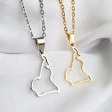 Cameroon Outline Pendant