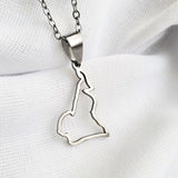 Cameroon Outline Pendant