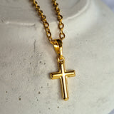 Mini Cross Necklace - Iṣura