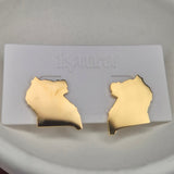 Imperfect Uganda Stud Earrings