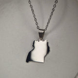 Uganda Map Pendant
