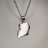 Uganda Map Pendant