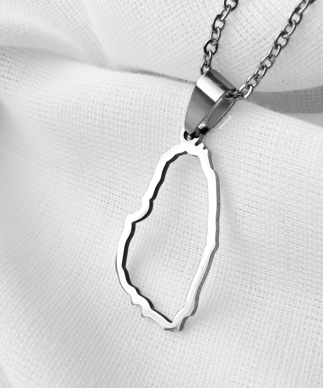 St Vincent Outline Pendant