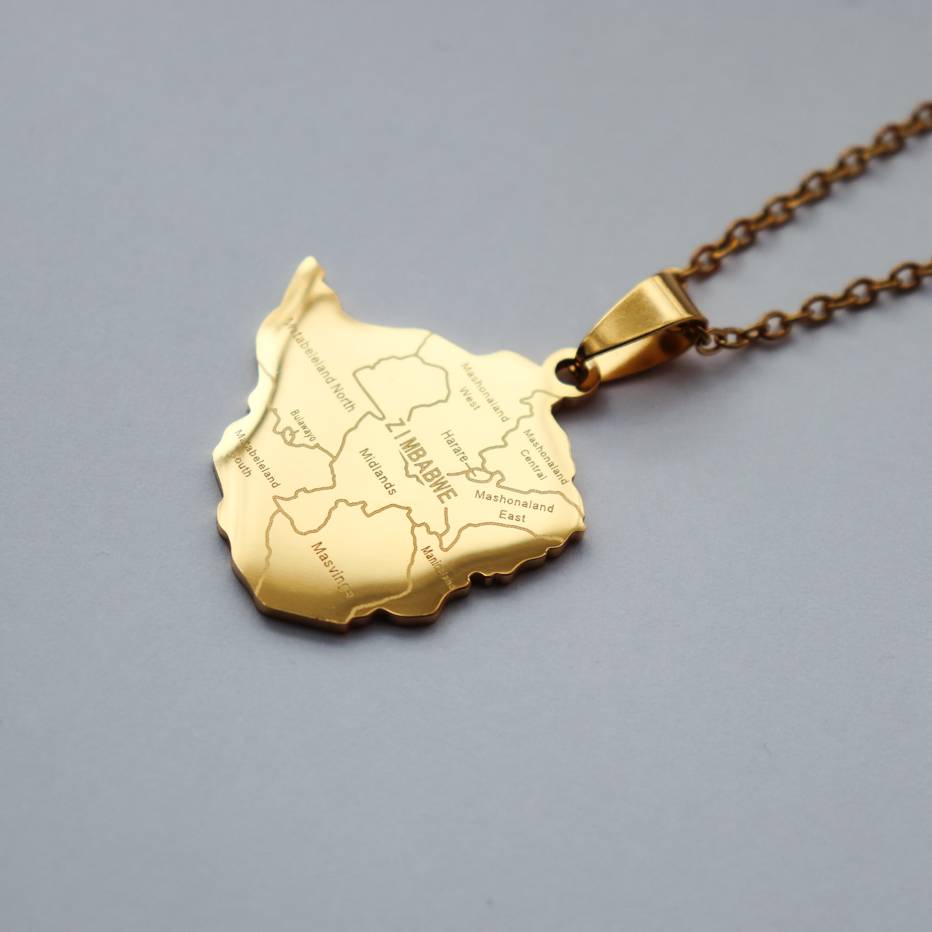 Zimbabwe City Pendant - Iṣura