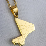 Mali City Map Pendant - Iṣura