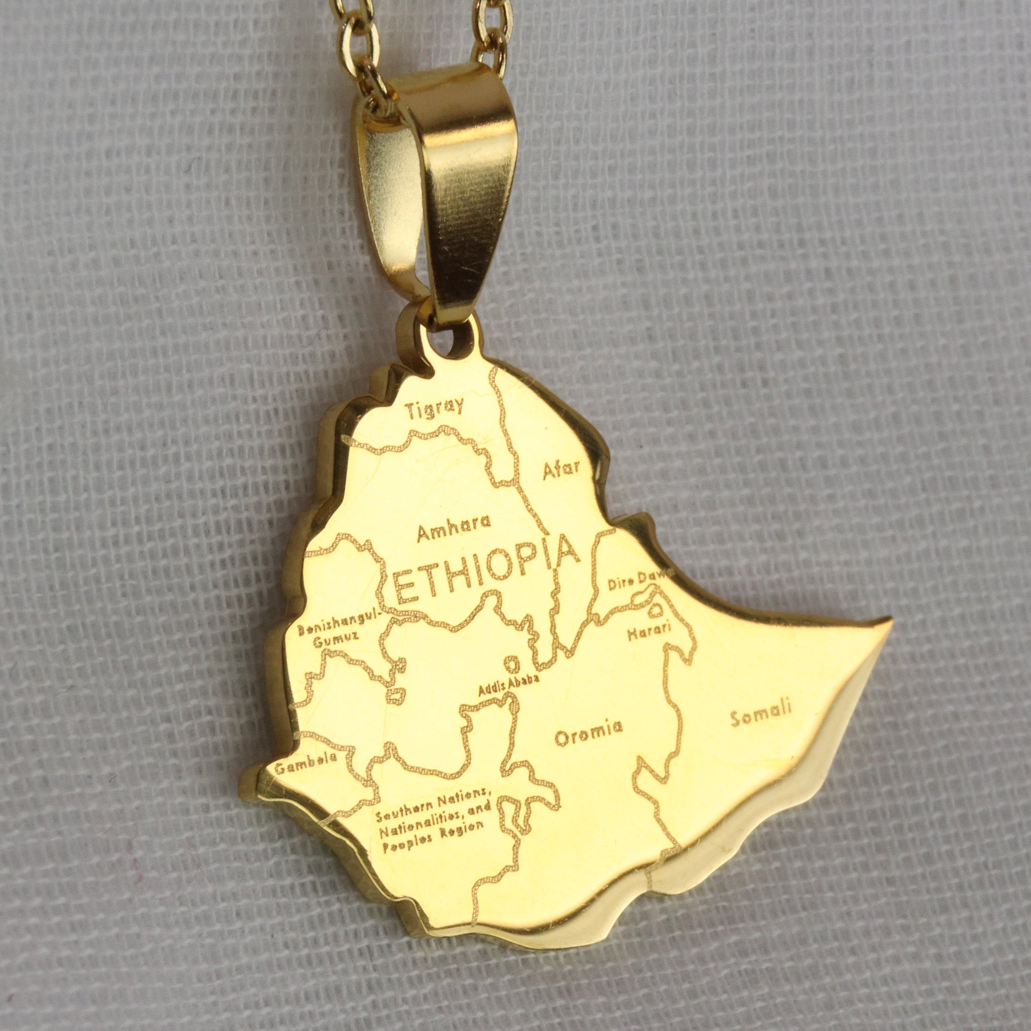 Ethiopia City Pendant - Iṣura
