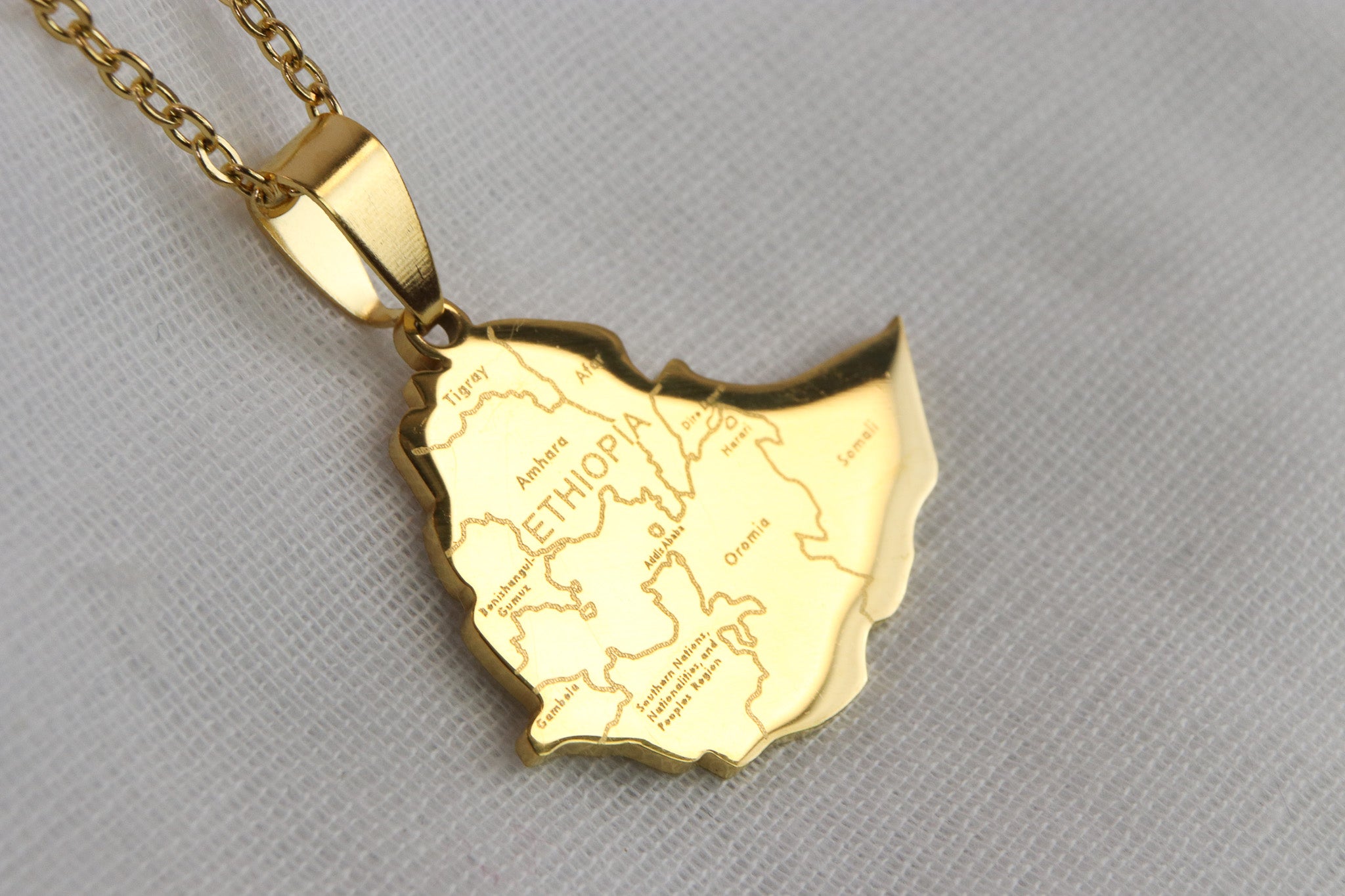 Ethiopia City Pendant - Iṣura