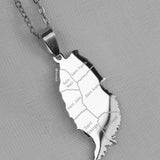 Grenada City Map Pendant
