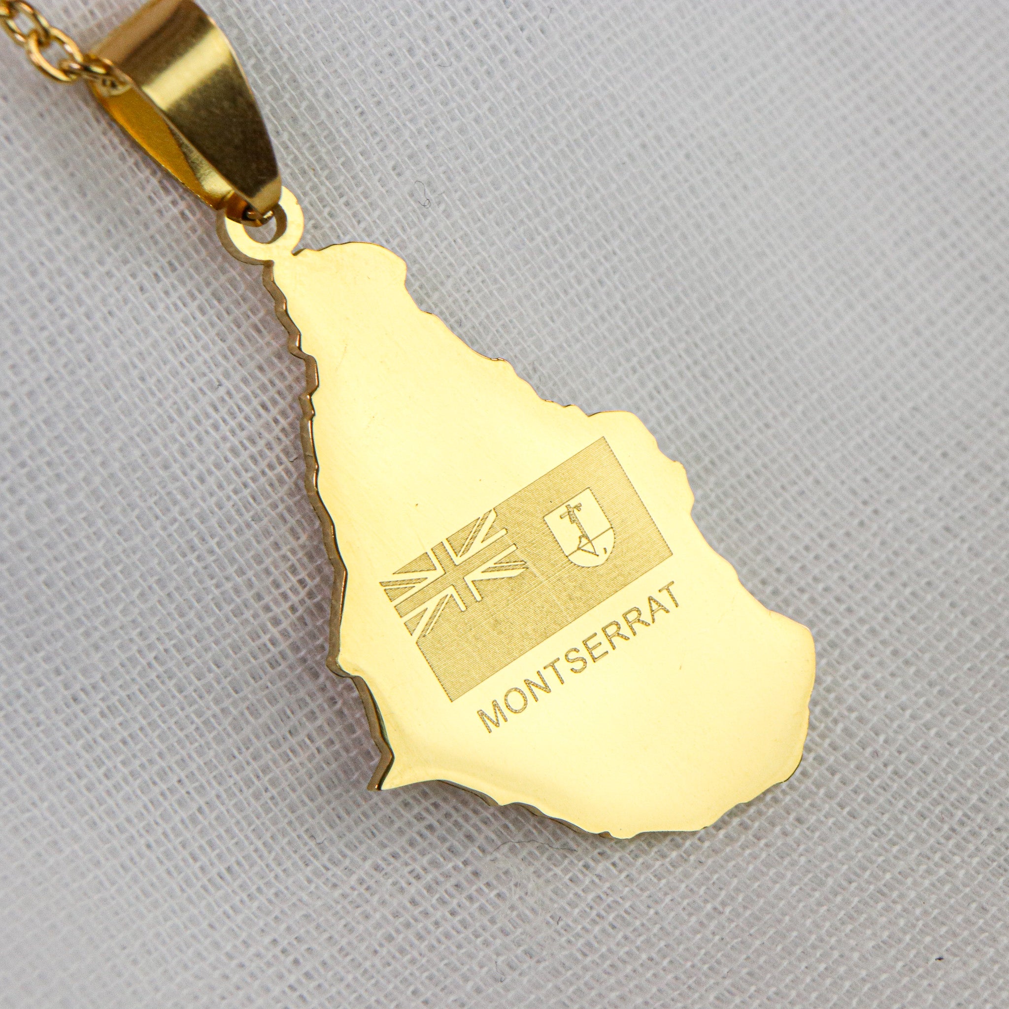 Montserrat Flag Pendant - Iṣura