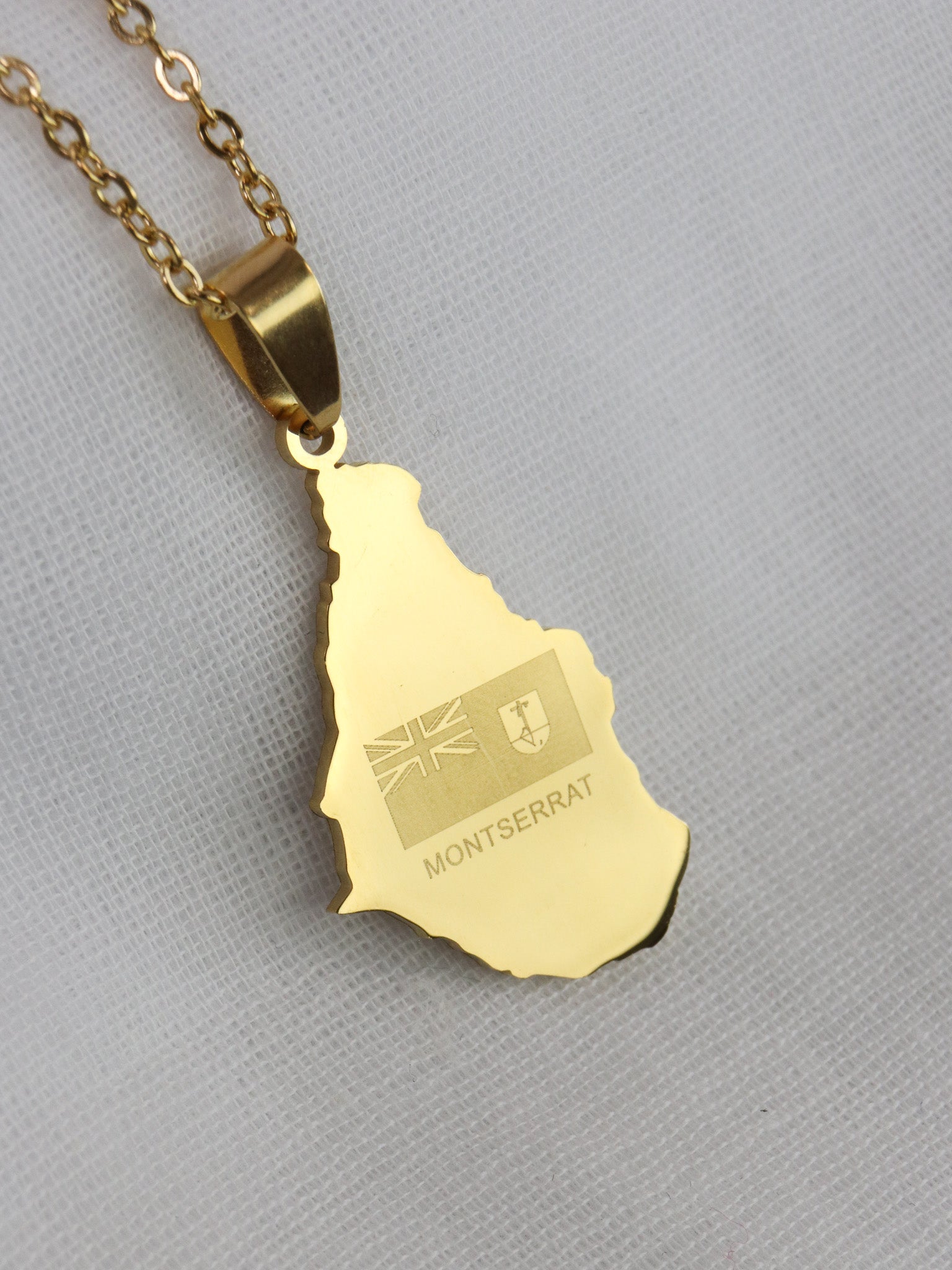 Montserrat Flag Pendant - Iṣura