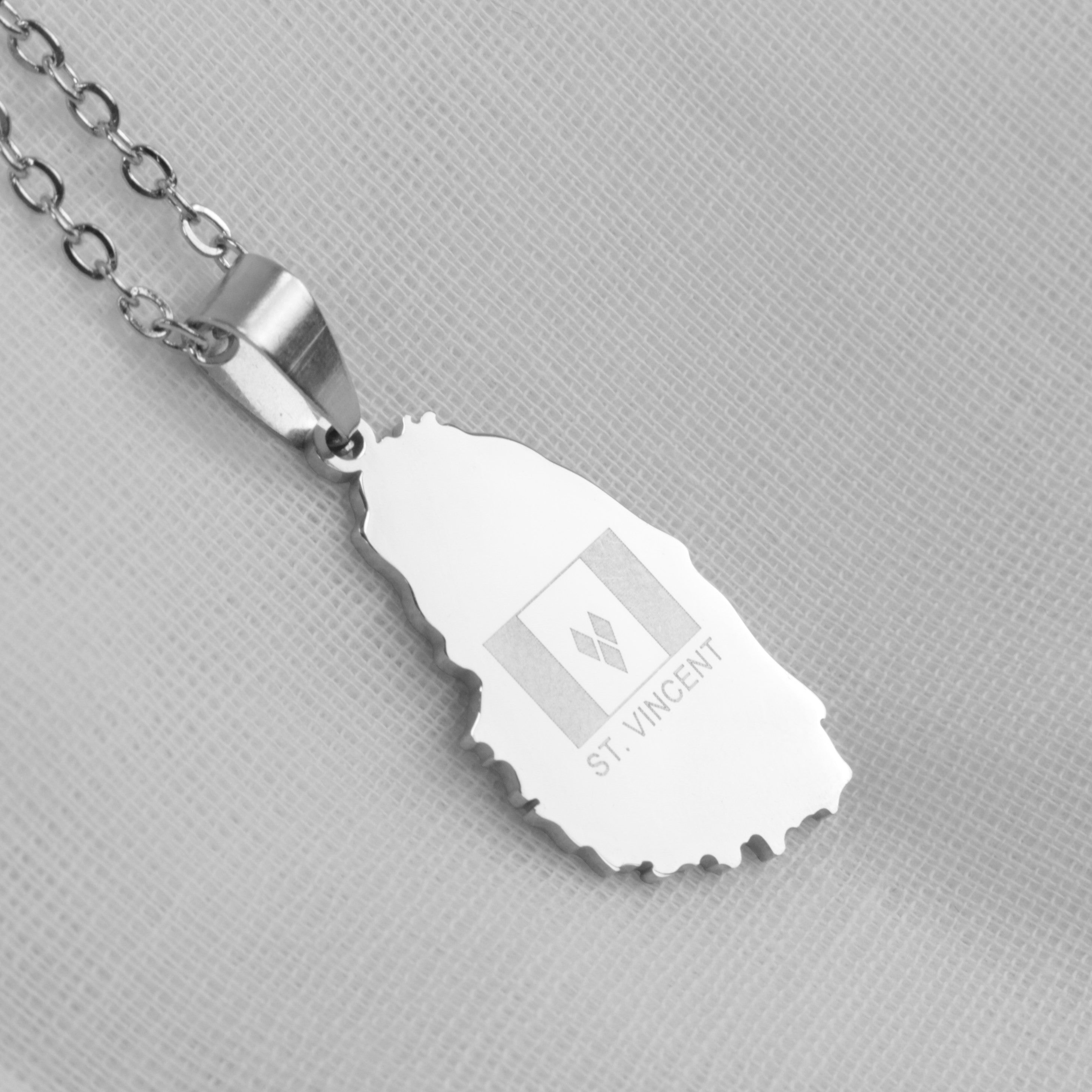 St Vincent Flag Pendant - Iṣura