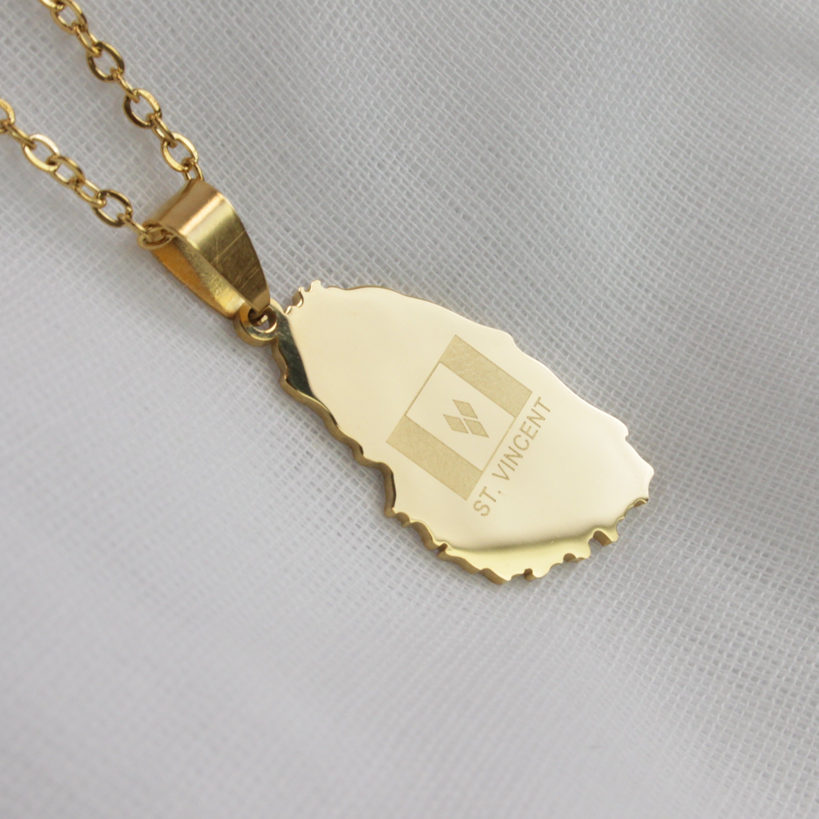 St Vincent Flag Pendant - Iṣura