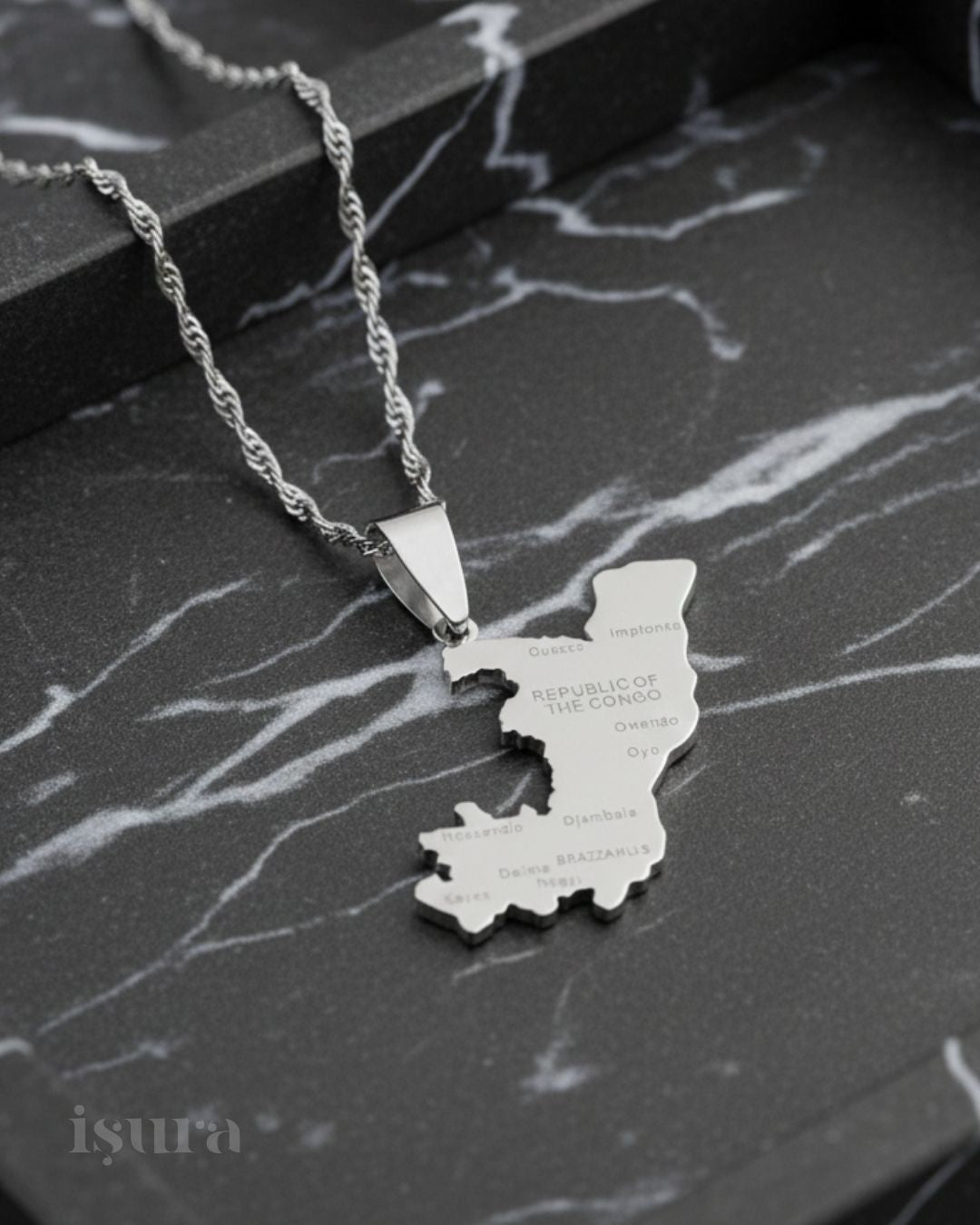 Congo Brazaville City Pendant - Iṣura
