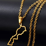 Morocco Outline Pendant