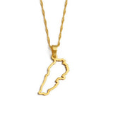 Lebanon Outline Pendant