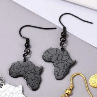 Africa Drop Earrings - Iṣura