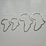 Africa Outline Earrings - Iṣura
