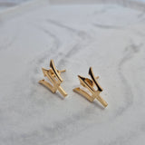 Barbados Trident Stud Earrings - Iṣura