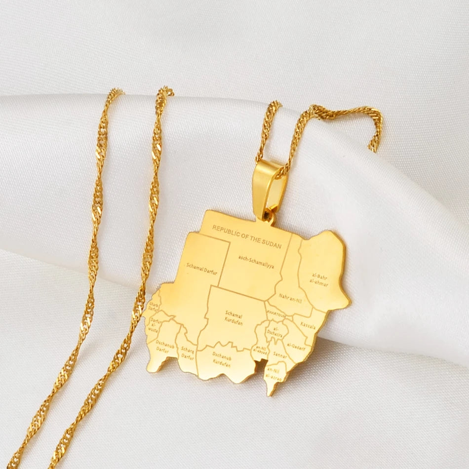Sudan City Flag Pendant - Iṣura