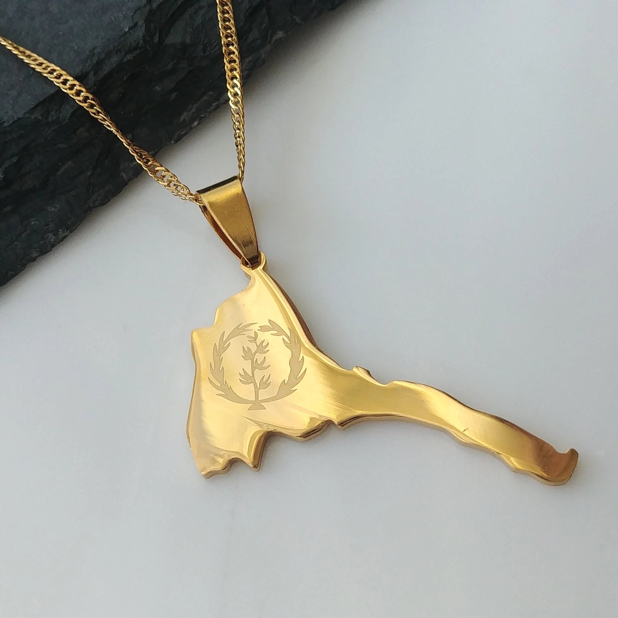 Eritrea Flag Pendant - Iṣura