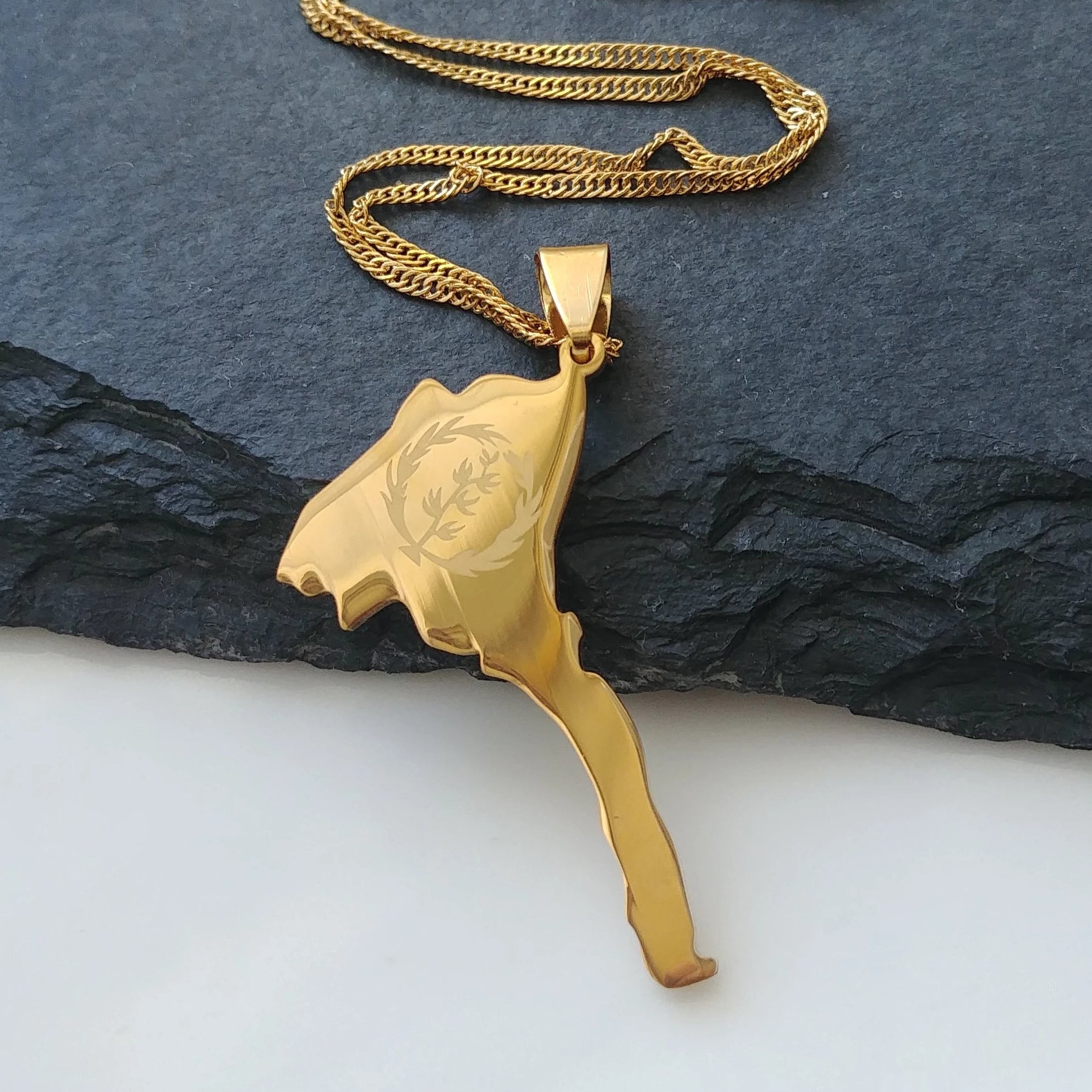 Eritrea Flag Pendant - Iṣura