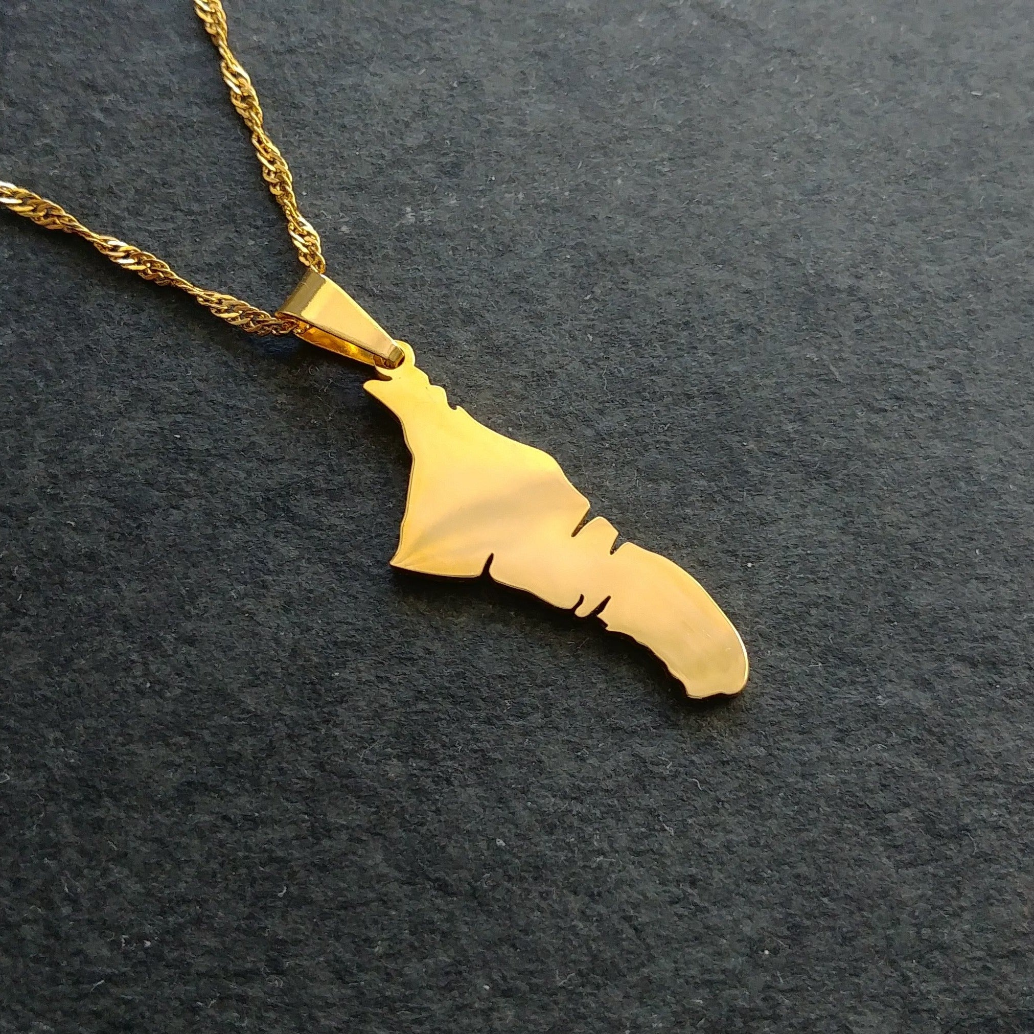 Bahamas Map Pendant - Iṣura