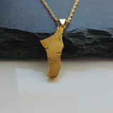 Bahamas Map Pendant - Iṣura