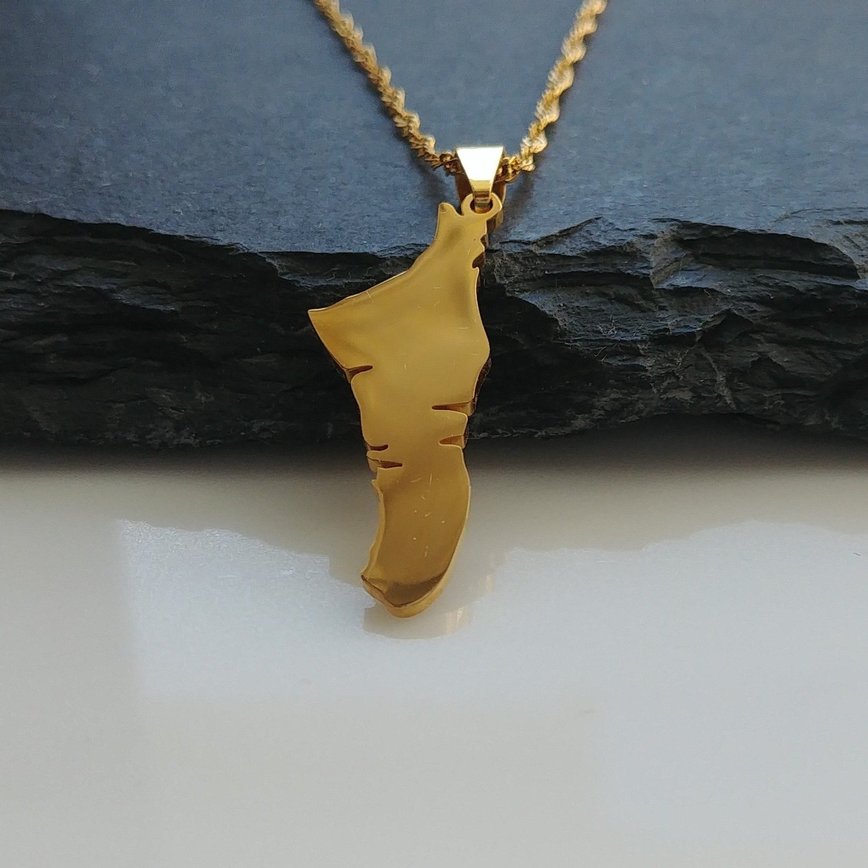 Bahamas Map Pendant - Iṣura
