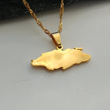 Bahamas Map Pendant - Iṣura