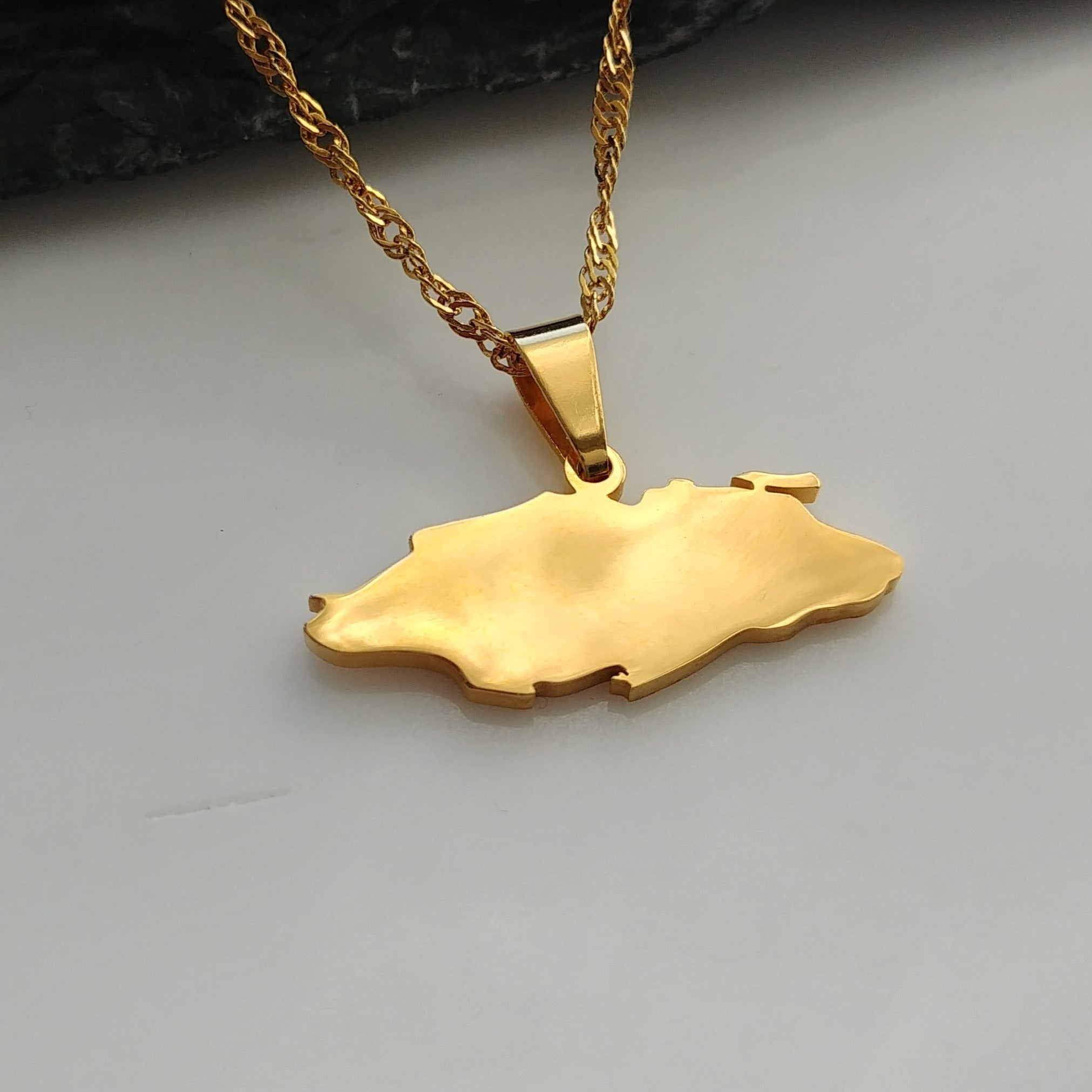 Bahamas Map Pendant - Iṣura