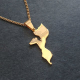Mozambique Flag Map Pendant - Iṣura