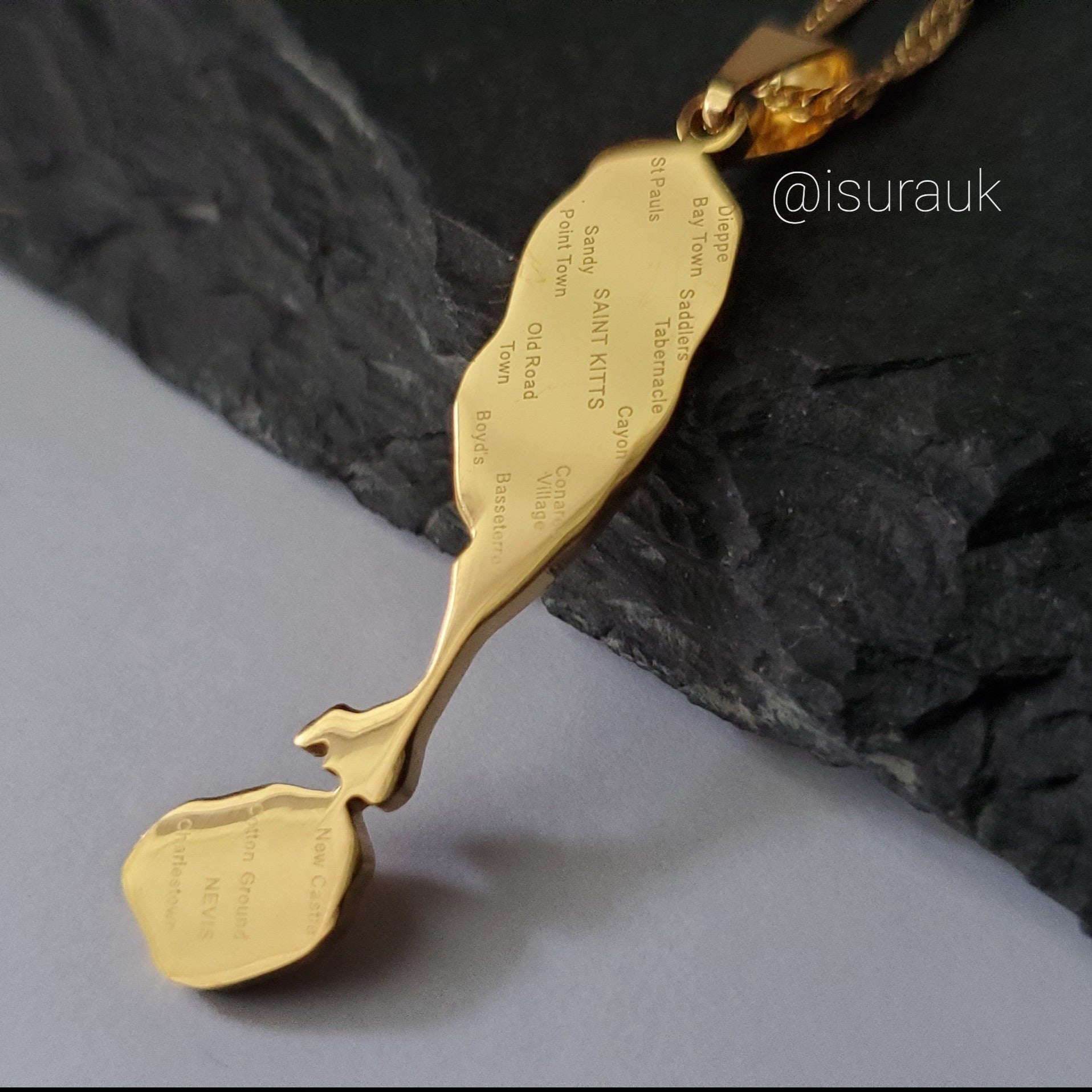 St Kitts and Nevis City Pendant - Iṣura