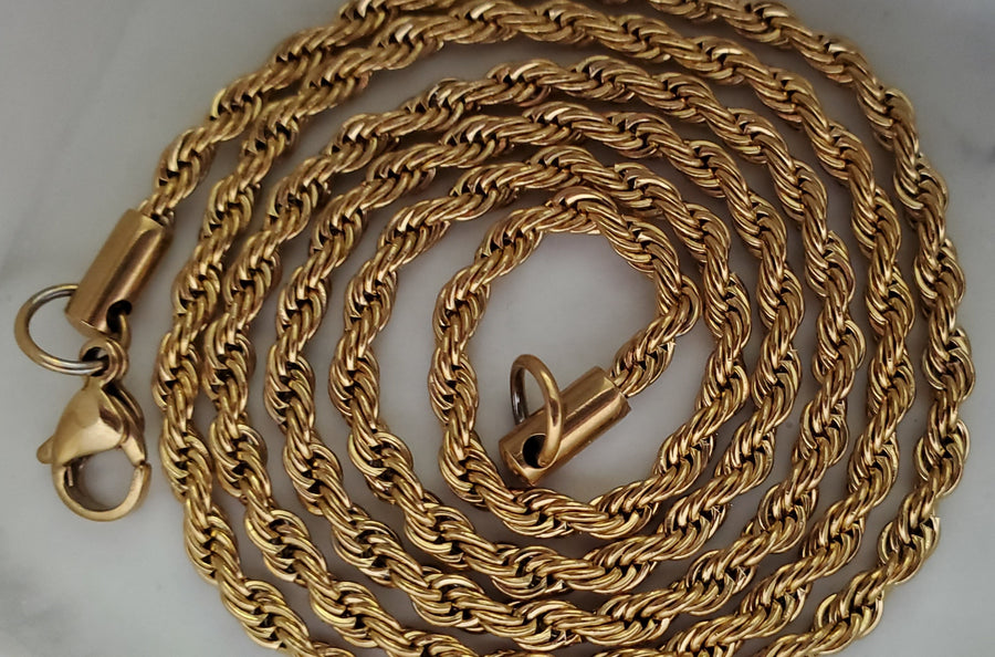 Bronze rope chain online