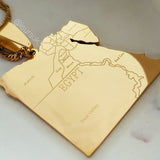 Egypt City Map Pendant - Iṣura