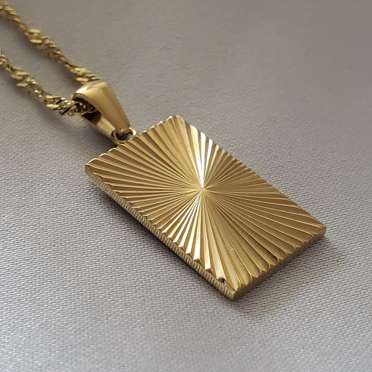 Remi Pendant Necklace - Isura - Stainless Steel - Isura Jewellery