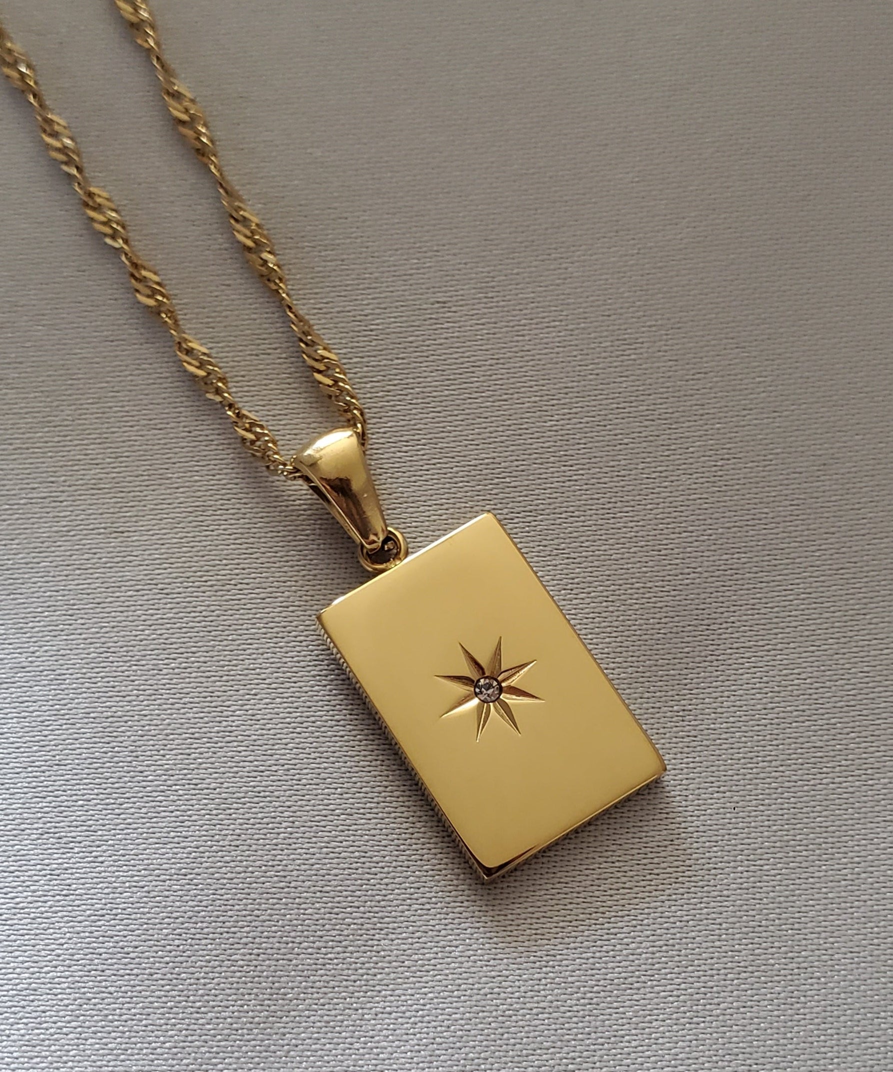 Estelle Pendant Necklace - Isura - Stainless Steel - Isura Jewellery